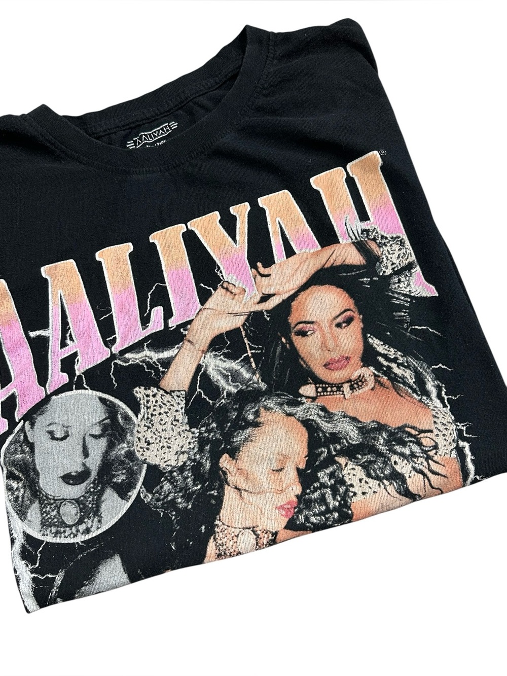 Aaliyah Princess of R&B Graphic Tee Music Shirt XL Hip Hop Y2K Style
